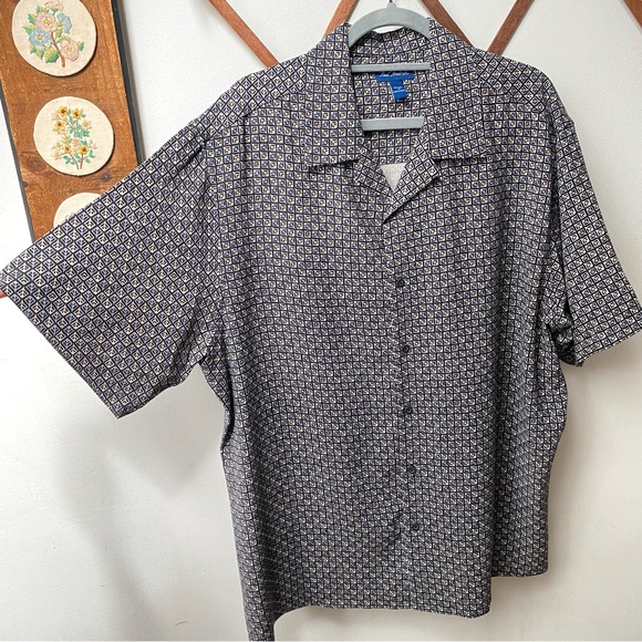 Paul Fredrick Silk Button Up Shirt - Picture 6 of 13